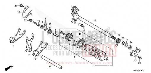 SCHALTTROMMEL (CTX700A) CTX700AE de 2014